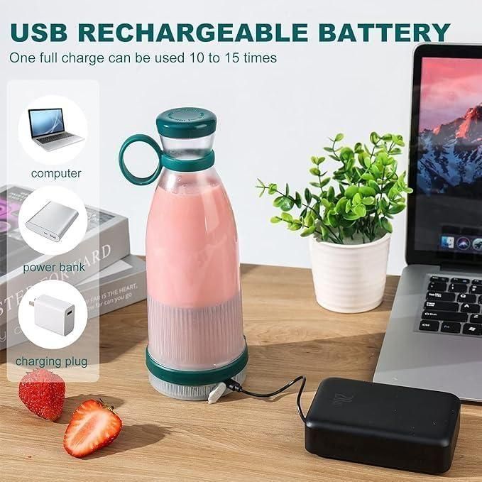 Portable USB Blender – Fresh Juice in 10 Seconds